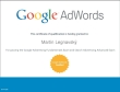 Certifikát Google Adwords - Martin Legnavský